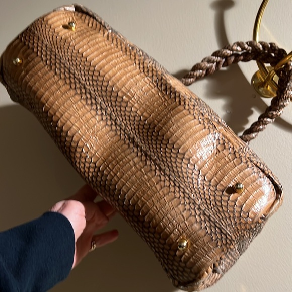 Leyla Exotic Skin Shoulder Tote - Picture 6 of 14